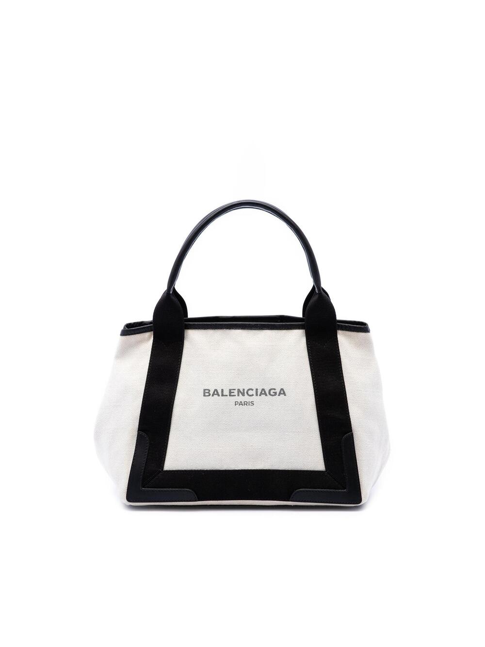 Balenciaga Canvas Navy Cabas Tote S #361892B60B